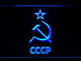 Hammer and Sickle CCCP LED Neon Sign USB - Blue - TheLedHeroes