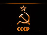 FREE Hammer and Sickle CCCP LED Sign - Orange - TheLedHeroes