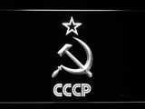 FREE Hammer and Sickle CCCP LED Sign - White - TheLedHeroes