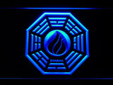 LOST Dharma Sign (3) LED Neon Sign USB - Blue - TheLedHeroes