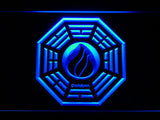 FREE LOST Dharma Sign (3) LED Sign - Blue - TheLedHeroes