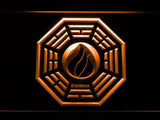 LOST Dharma Sign (3) LED Neon Sign USB - Orange - TheLedHeroes