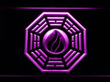 LOST Dharma Sign (3) LED Neon Sign USB - Purple - TheLedHeroes