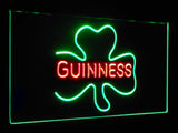 Guinness Shamrock Dual Color LED Sign - Normal Size (12x8.5in) - TheLedHeroes