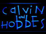 Calvin and Hobbes LED Neon Sign Electrical - Blue - TheLedHeroes