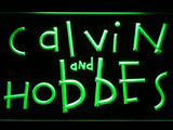 Calvin and Hobbes LED Neon Sign Electrical - Green - TheLedHeroes