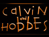 Calvin and Hobbes LED Neon Sign USB - Orange - TheLedHeroes