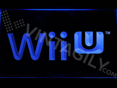 Wii U LED Sign - Blue - TheLedHeroes