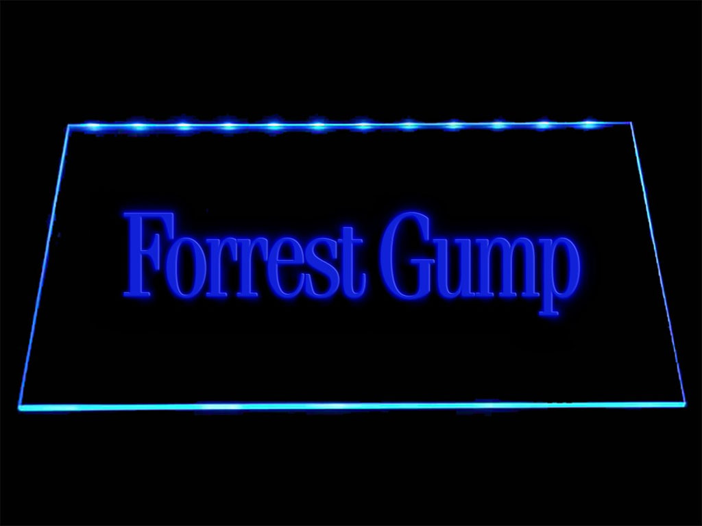Forrest Gump LED Neon Sign USB - Blue - TheLedHeroes