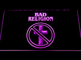 Bad Religion LED Neon Sign Electrical - Purple - TheLedHeroes