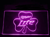 Miller Shamrock LED Neon Sign Electrical - Purple - TheLedHeroes