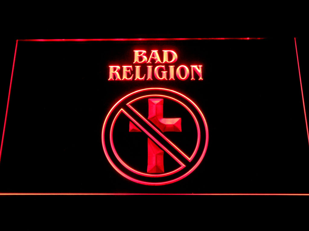 Bad Religion LED Neon Sign Electrical - Red - TheLedHeroes