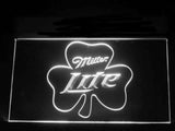 Miller Shamrock LED Neon Sign USB - White - TheLedHeroes