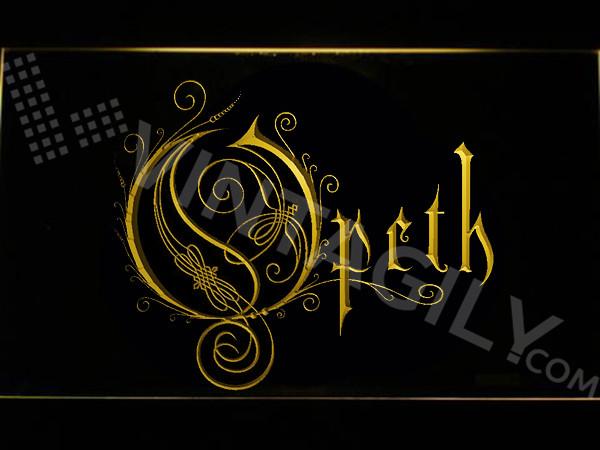 Opeth LED Neon Sign USB - Yellow - TheLedHeroes