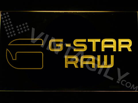 G-Star Raw LED Sign - Yellow - TheLedHeroes