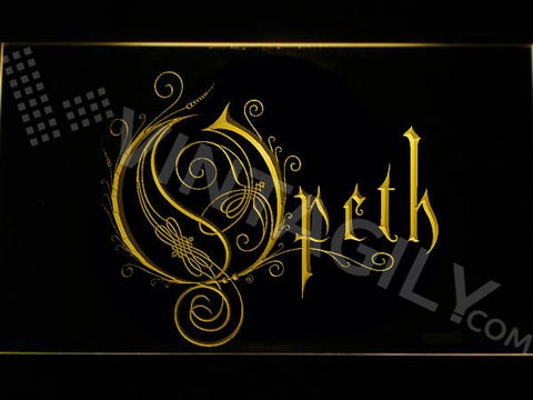 Opeth LED Neon Sign Electrical - Yellow - TheLedHeroes
