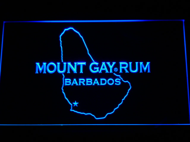 FREE Mount Gay Rum LED Sign - Blue - TheLedHeroes