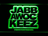 JabbaWockeeZ (2) LED Neon Sign Electrical - Green - TheLedHeroes
