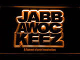 JabbaWockeeZ (2) LED Neon Sign Electrical - Orange - TheLedHeroes