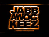 JabbaWockeeZ (2) LED Neon Sign USB - Orange - TheLedHeroes
