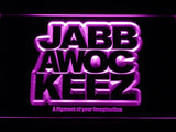 JabbaWockeeZ (2) LED Neon Sign Electrical - Purple - TheLedHeroes