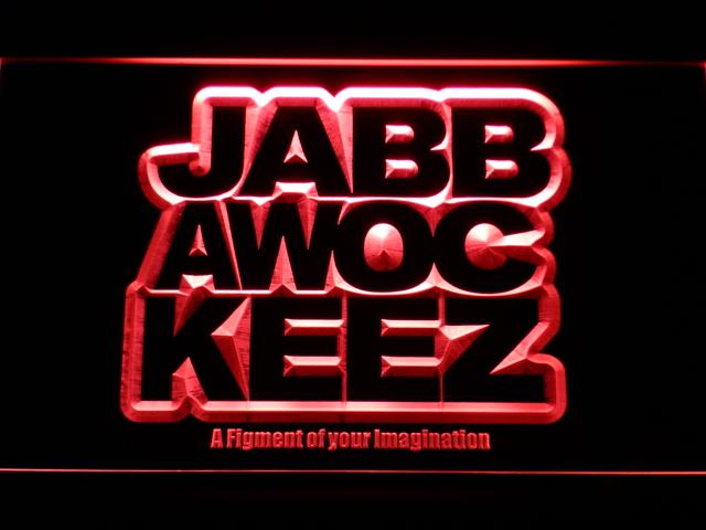 JabbaWockeeZ (2) LED Neon Sign USB - Red - TheLedHeroes