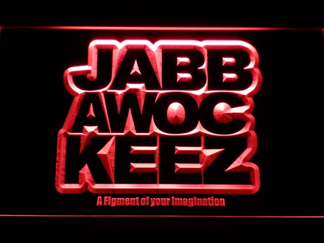 JabbaWockeeZ (2) LED Neon Sign Electrical - Red - TheLedHeroes