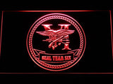 Navy SEAL Team Six (2) LED Neon Sign USB - Red - TheLedHeroes