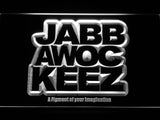 JabbaWockeeZ (2) LED Neon Sign USB - White - TheLedHeroes