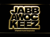 JabbaWockeeZ (2) LED Neon Sign USB - Yellow - TheLedHeroes