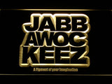 JabbaWockeeZ (2) LED Neon Sign Electrical - Yellow - TheLedHeroes
