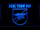 Navy SEAL Team Six (3) LED Neon Sign USB - Blue - TheLedHeroes