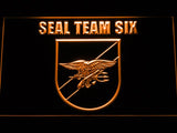 Navy SEAL Team Six (3) LED Neon Sign Electrical - Orange - TheLedHeroes