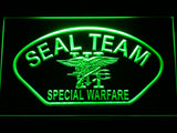 FREE Navy SEAL Team Six Special Warfare LED Sign - Green - TheLedHeroes
