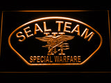 FREE Navy SEAL Team Six Special Warfare LED Sign - Orange - TheLedHeroes