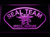 FREE Navy SEAL Team Six Special Warfare LED Sign - Purple - TheLedHeroes