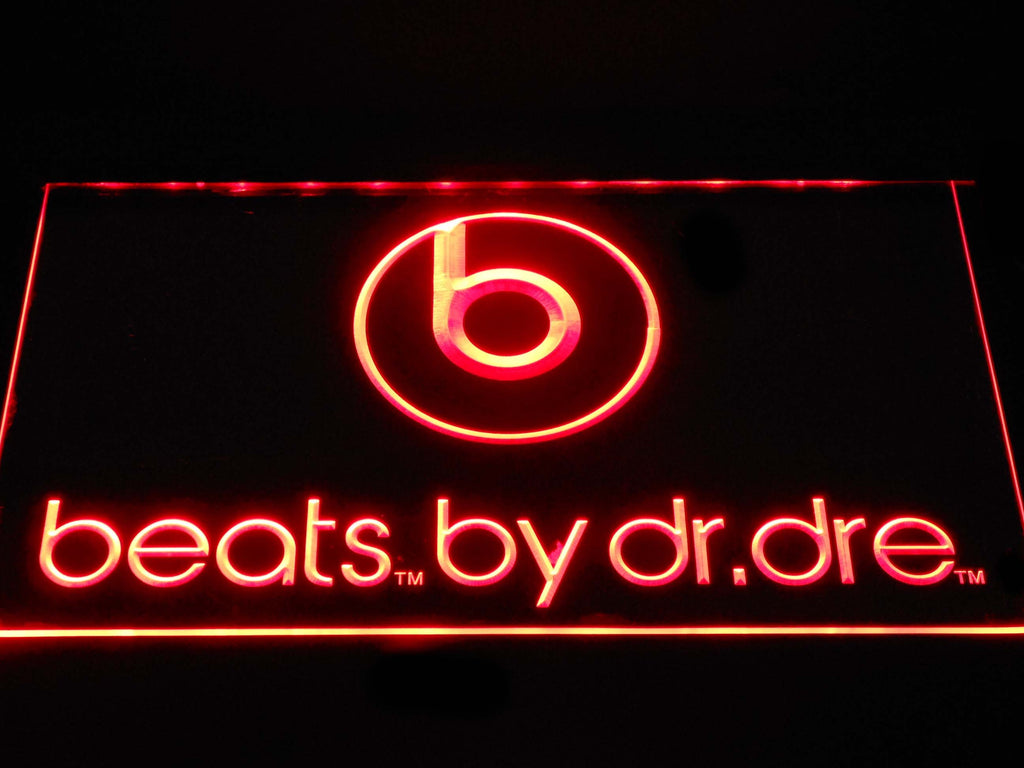 Beats by Dr Dre LED Neon Sign Electrical - Red - TheLedHeroes