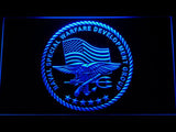Naval Special Warfare Development Group LED Neon Sign USB - Blue - TheLedHeroes