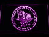 Naval Special Warfare Development Group LED Neon Sign USB - Purple - TheLedHeroes