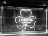 Jameson Shamrock LED Neon Sign Electrical - White - TheLedHeroes