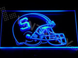 Syracuse Orange LED Neon Sign USB - Blue - TheLedHeroes