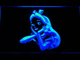 Disney Alice in Wonderland LED Neon Sign USB - Blue - TheLedHeroes