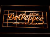 Dr Pepper (2) LED Neon Sign USB - Orange - TheLedHeroes