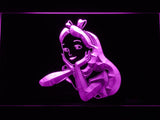 Disney Alice in Wonderland LED Neon Sign USB - Purple - TheLedHeroes