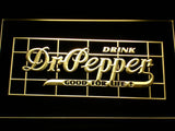 Dr Pepper (2) LED Neon Sign Electrical - Yellow - TheLedHeroes