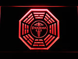 LOST Dharma Sign (4) LED Neon Sign USB - Red - TheLedHeroes