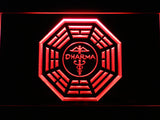 FREE LOST Dharma Sign (4) LED Sign - Red - TheLedHeroes