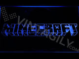Minecraft Logo LED Neon Sign Electrical - Blue - TheLedHeroes