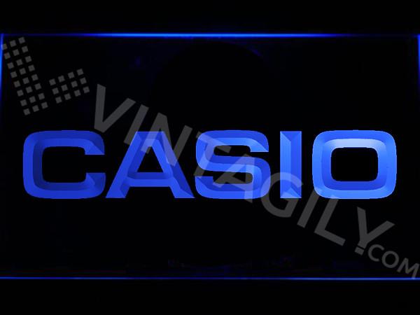 Casio LED Neon Sign USB - Blue - TheLedHeroes