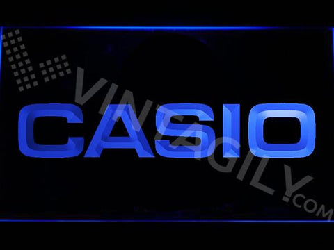 Casio LED Neon Sign Electrical - Blue - TheLedHeroes